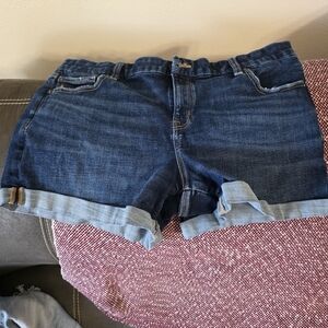 American Eagle Outfitters Dark Blue Jean Shorts
